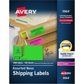 Avery Label, Shipping, Neon, 2X4, Ast AVE5964